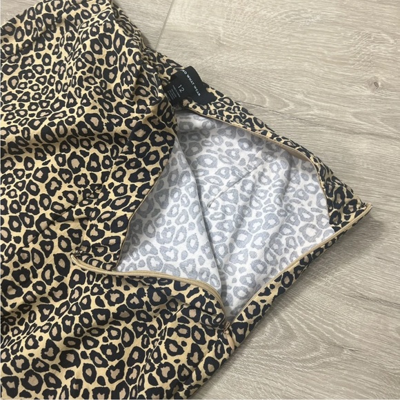 Who What Wear. Womens Leopard Print High Rise Pull on stretch pants Size 12 - Picture 8 of 8